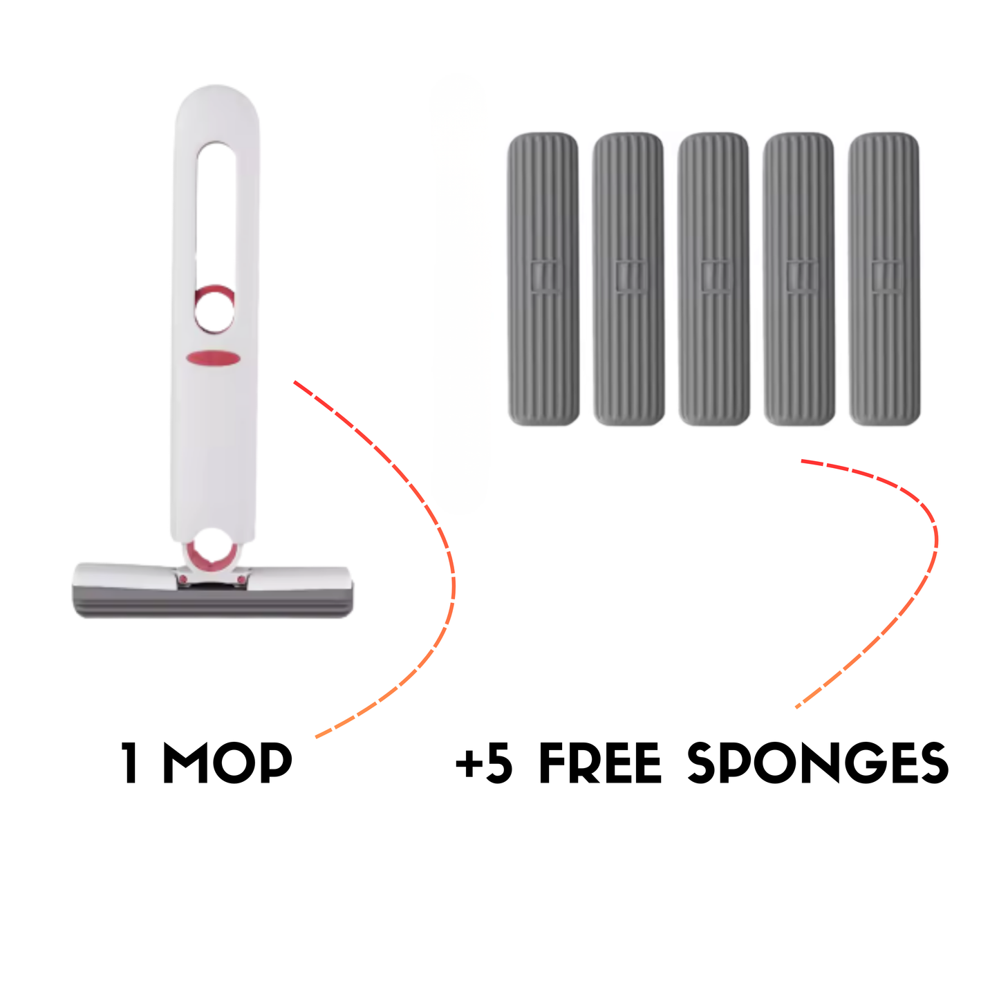 Practical and small mini mop for home