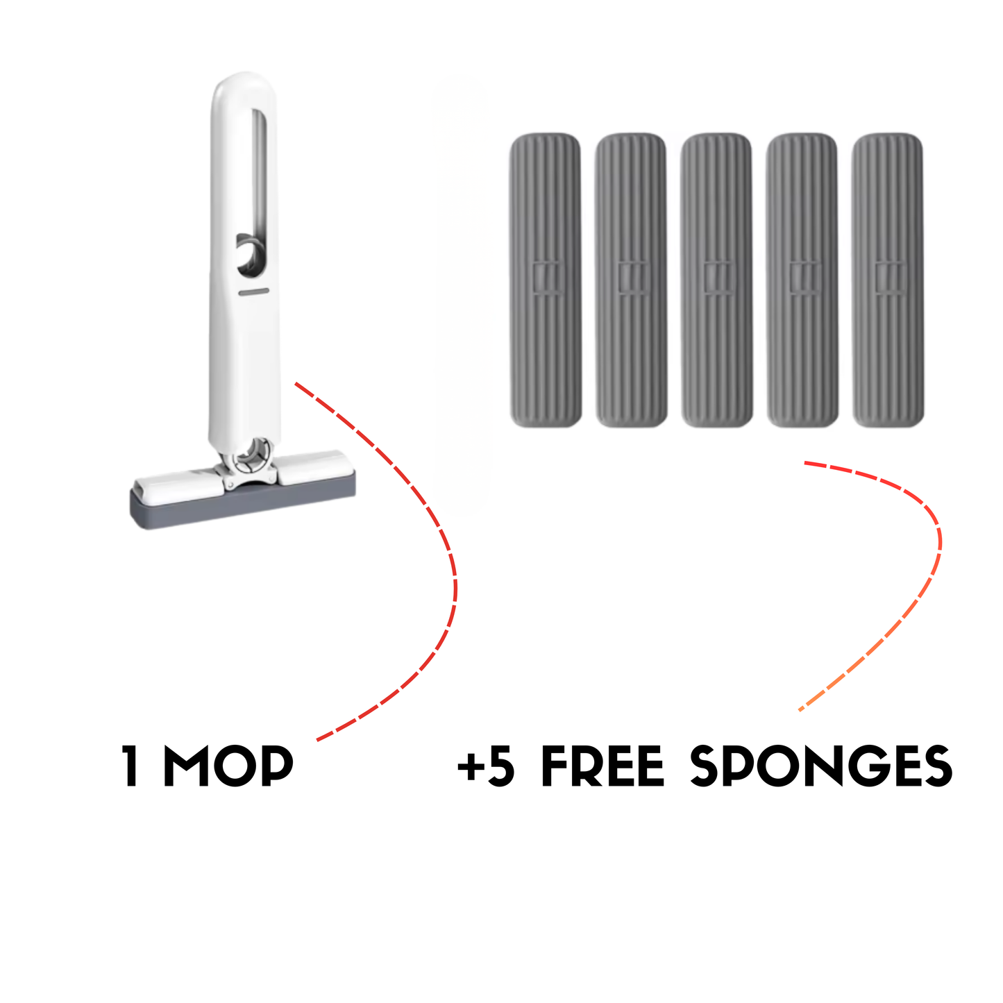 Practical and small mini mop for home