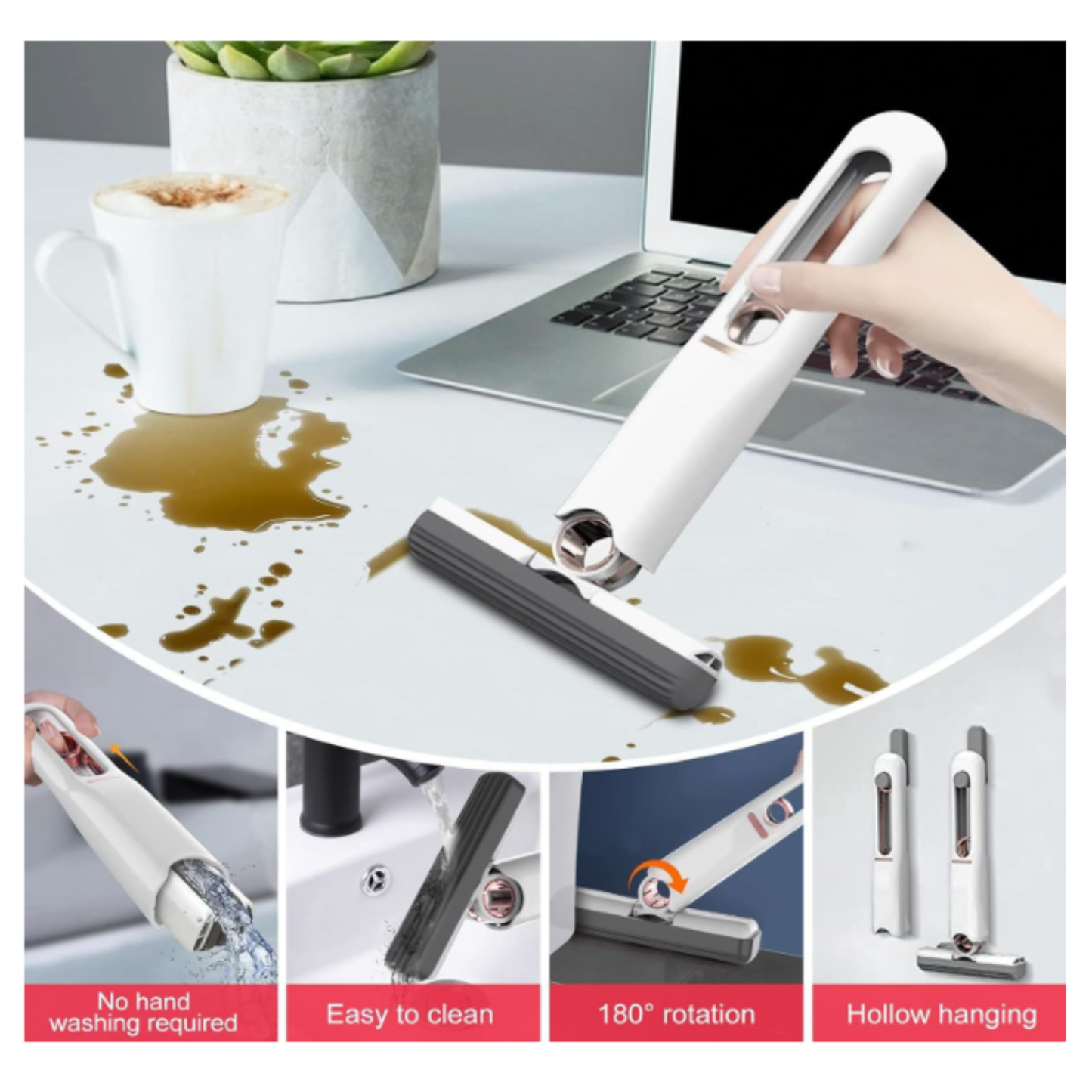 Practical and small mini mop for home